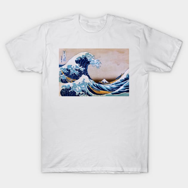 Hokusai Great Wave Off Kanagawa T-Shirt by bragova